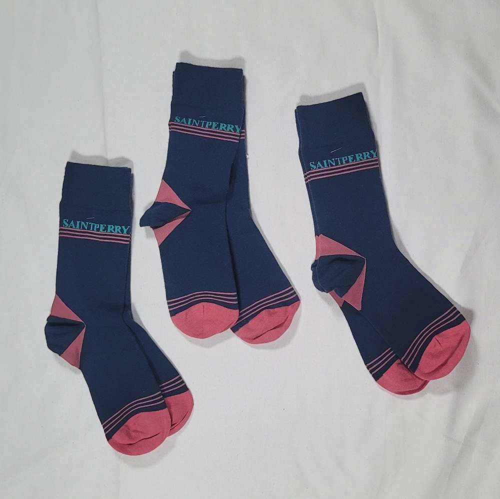 Three Pair of Saint Perry Dress Socks